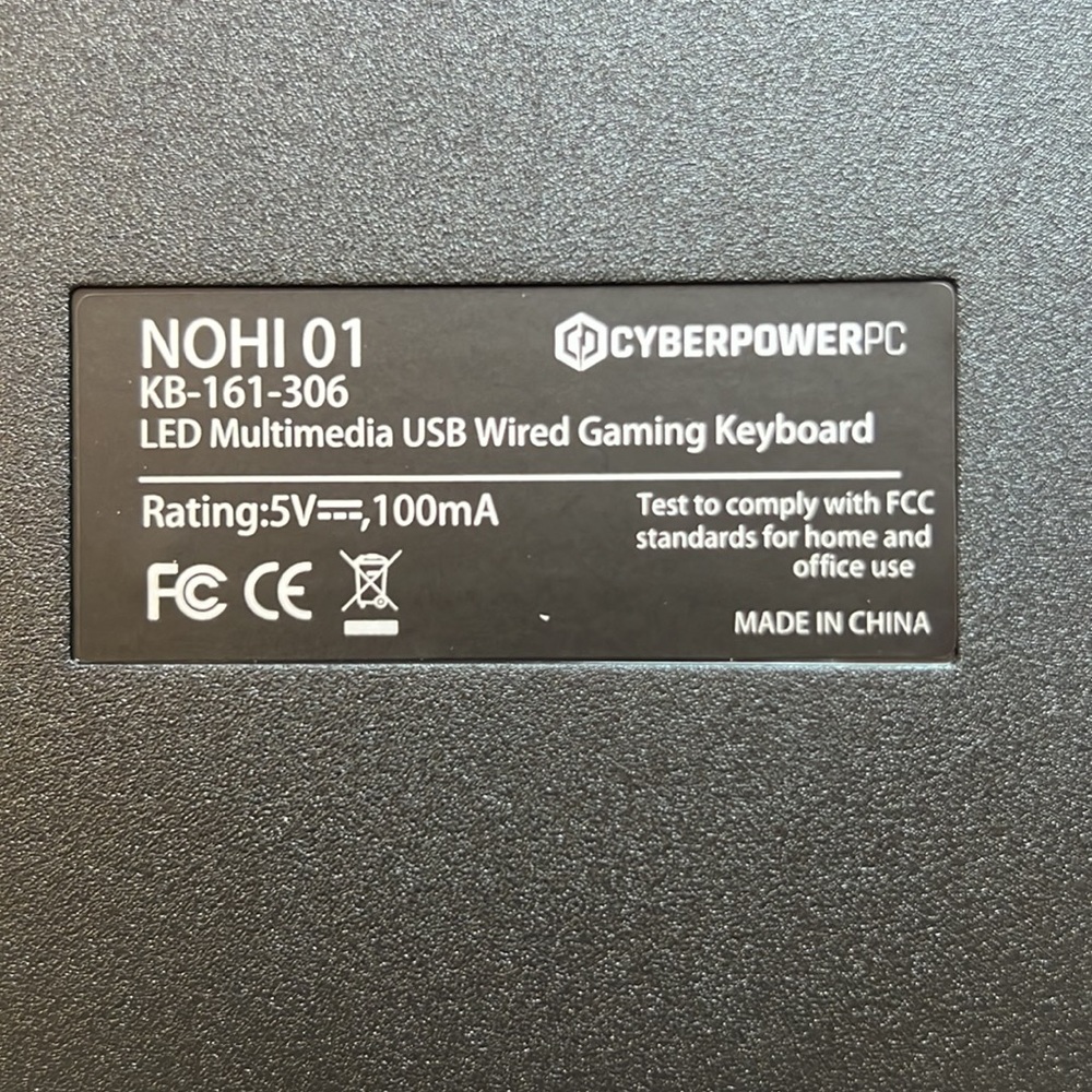 CyberPowerPC : Brand New! Keyboard with LED - Picture 7 of 8